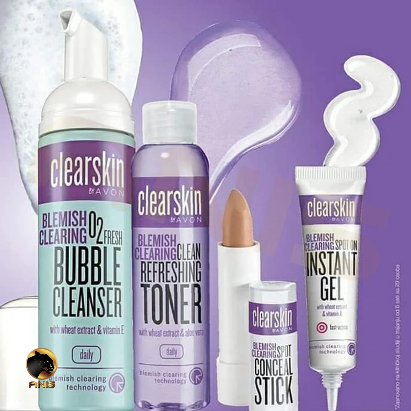 فوم روشن کننده Clear Skin آون حاوی ویتامین E حجم 150 میل — تصویر ۲