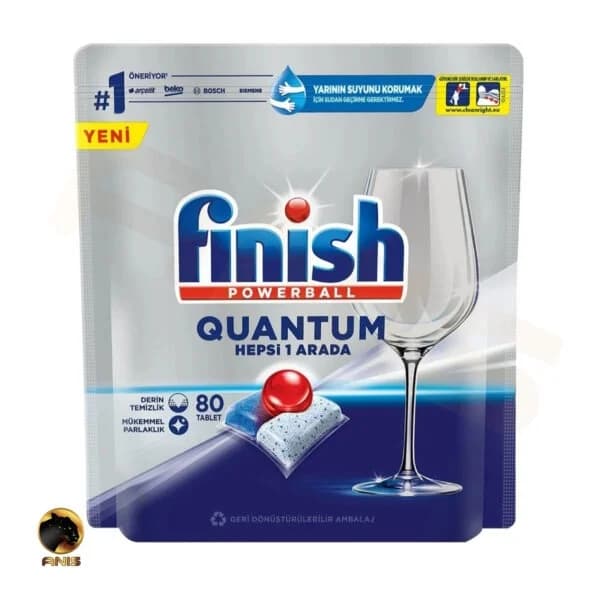 قرص ماشین ظرفشویی فینیش کوآنتوم quantum بسته 80 تایی