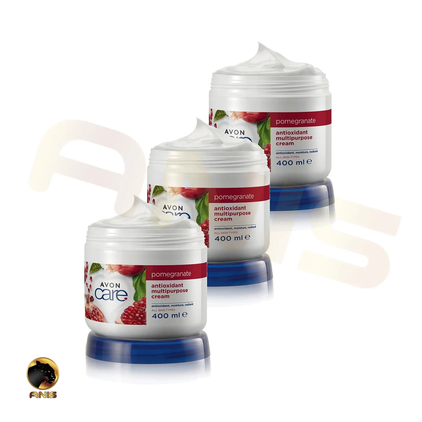 كرم چند منظوره صورت دست و بدن antioxidant انار آون 400 ميل — تصویر ۴