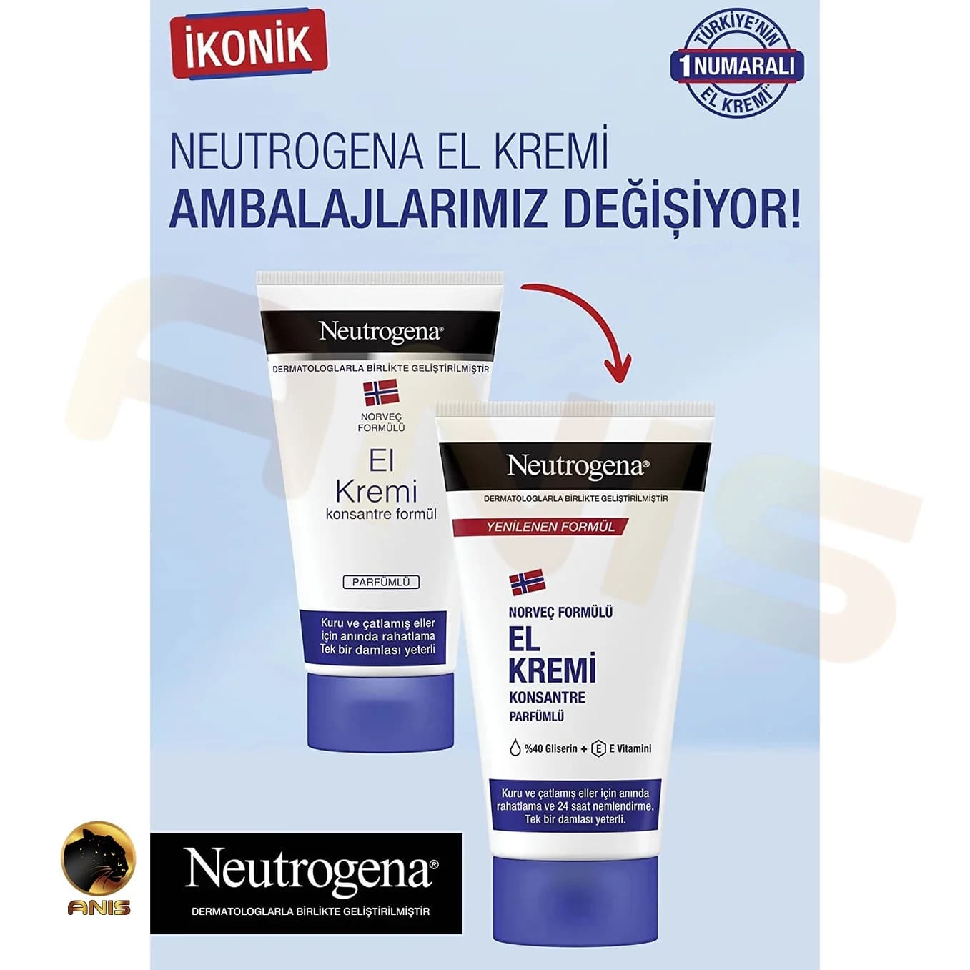 کرم دست مرطوب کننده تیوپی نوتروژینا neutrogena حجم 75 میل — تصویر ۳
