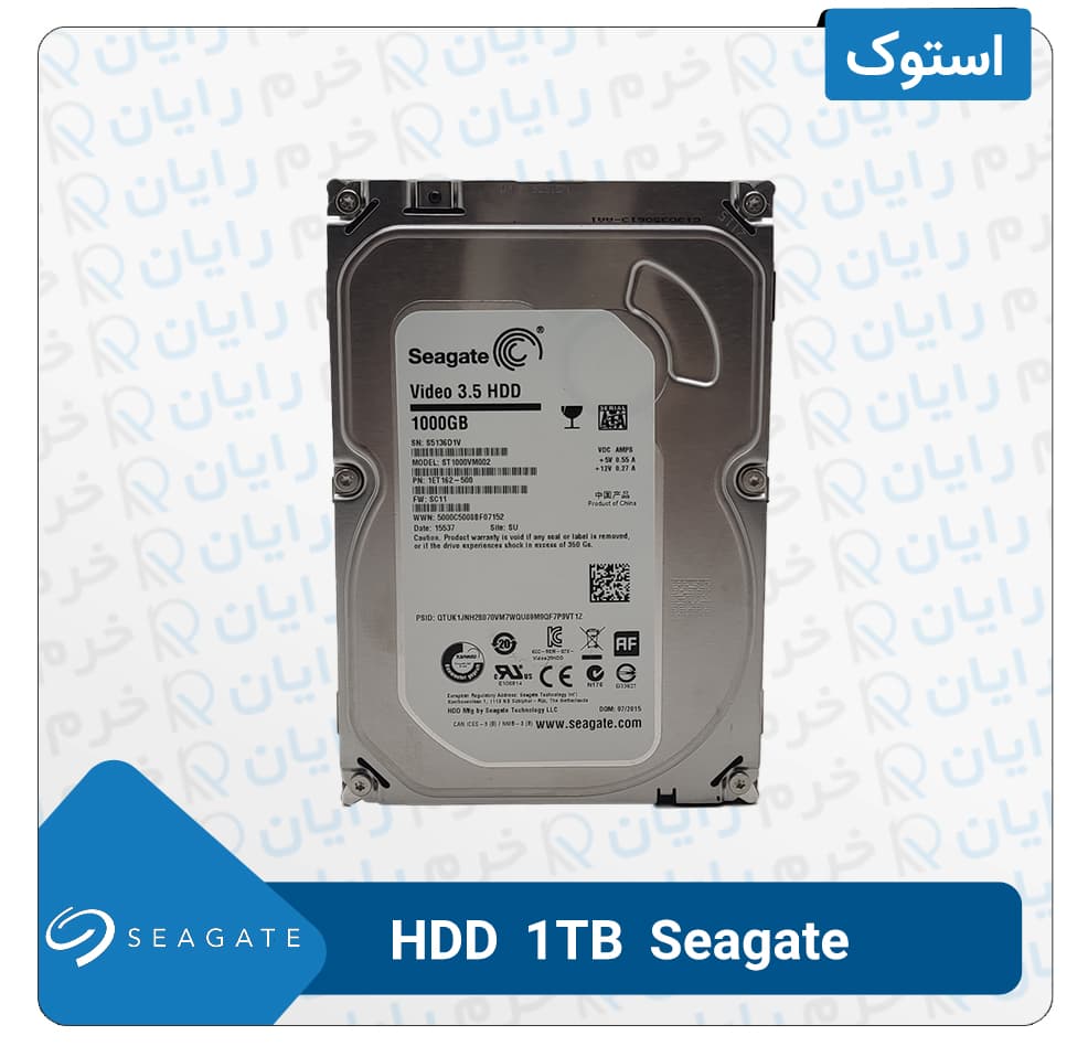هارد استوک 1ترابایت HDD سیگیت 3.5 اینچ اینترنال