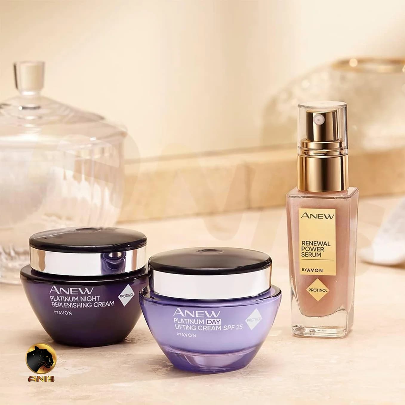 کرم شب ضد چروک Platinum Night Replenishing Cream آون برای سنین بالای 50 سال 50 می — تصویر ۶