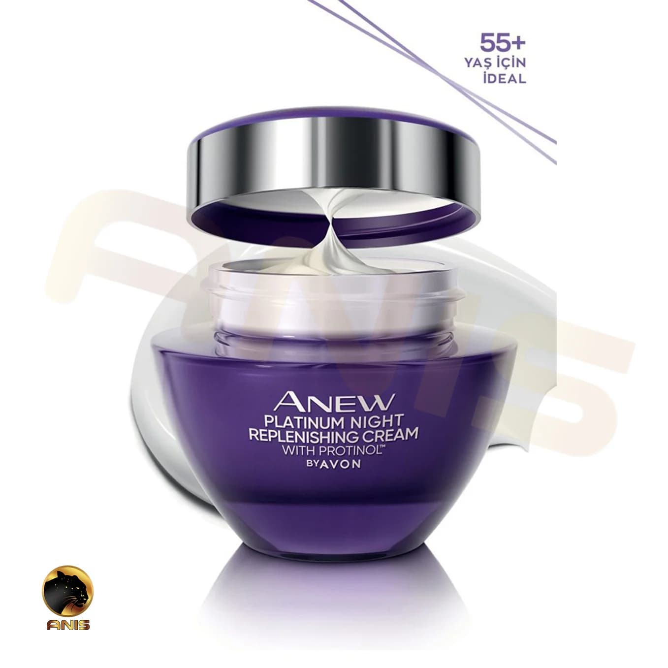 کرم شب ضد چروک Platinum Night Replenishing Cream آون برای سنین بالای 50 سال 50 می — تصویر ۵