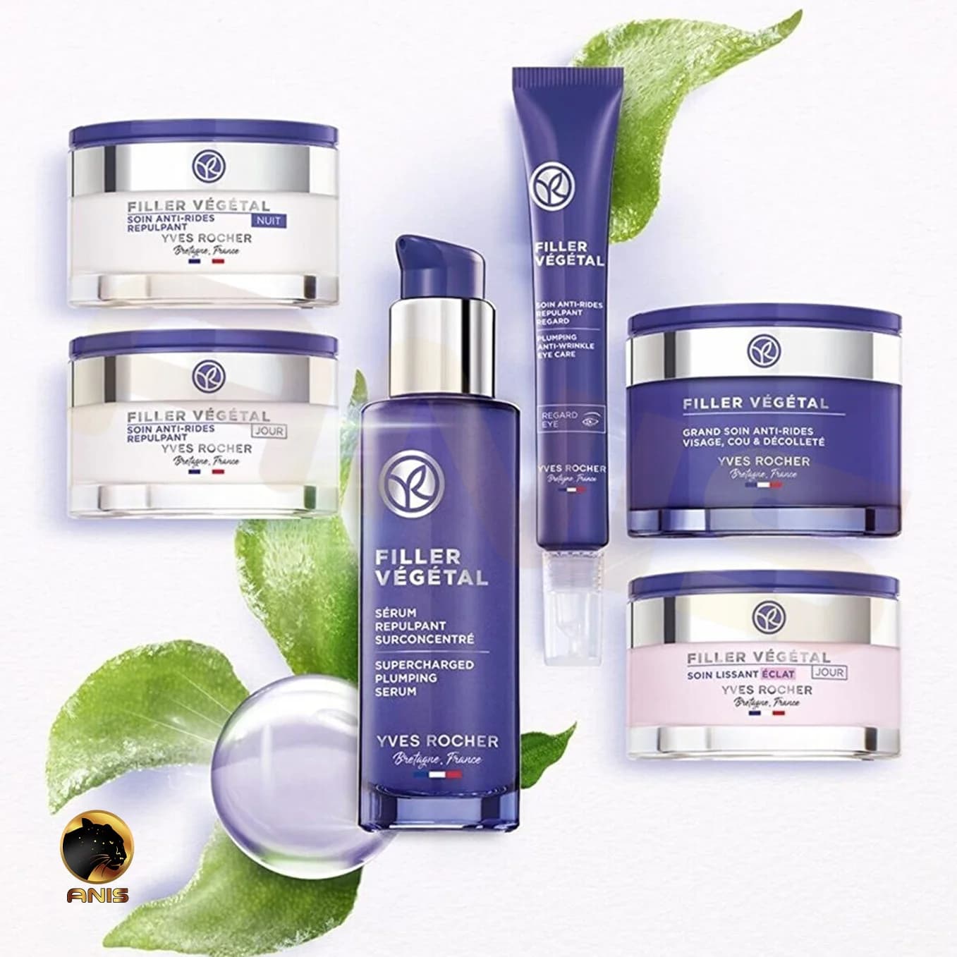 کرم ضد چروک Filler Vegetal ایوروشه حاوی گل یخی و اسید هیالورونیک 75 میل — تصویر ۳