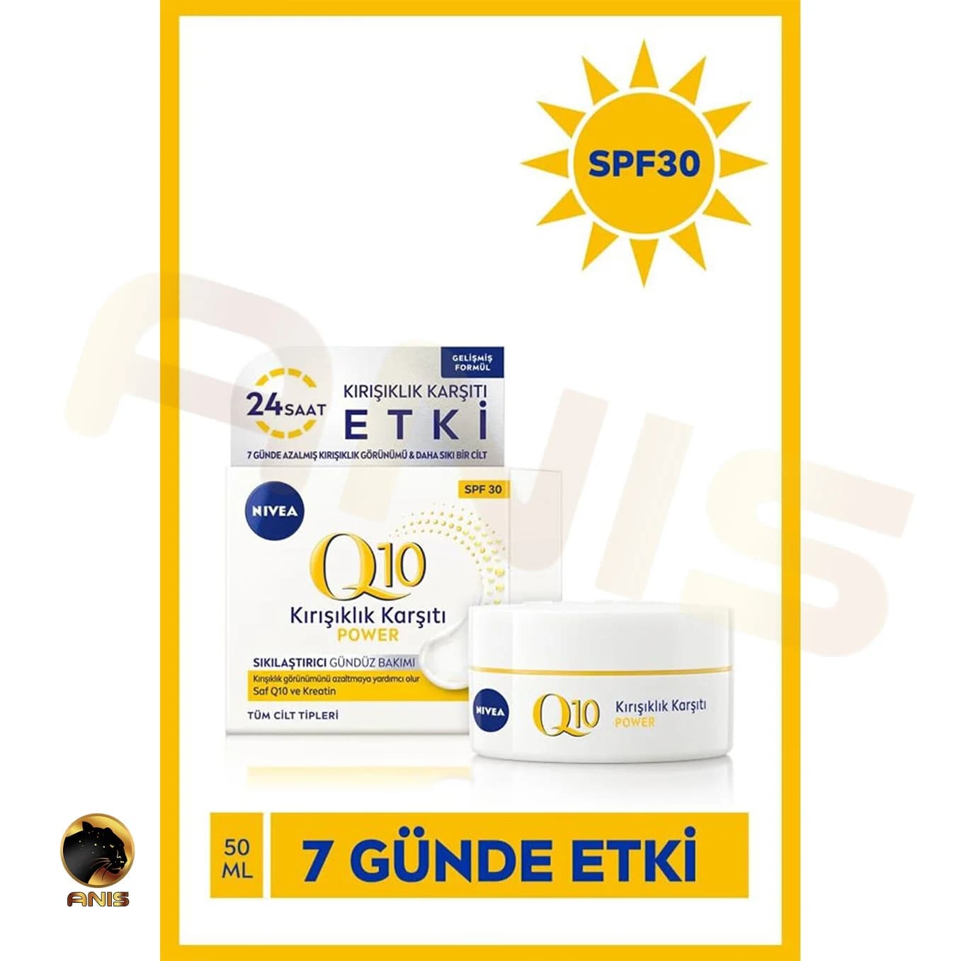 کرم ضد چروک روز Q10 نیوا حاوی SPF 30 حجم 50 میل