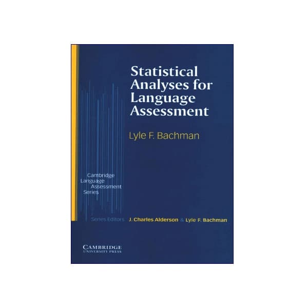 Statistical Analyses for language assessment