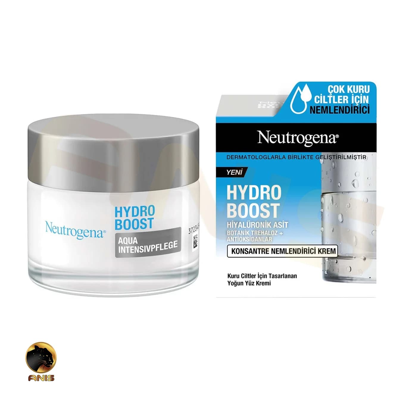 کرم مرطوب کننده Hydro Boost نوتروژینا حاوی هیالورونیک اسید و آنتی اکسیدان 50 میل — تصویر ۳