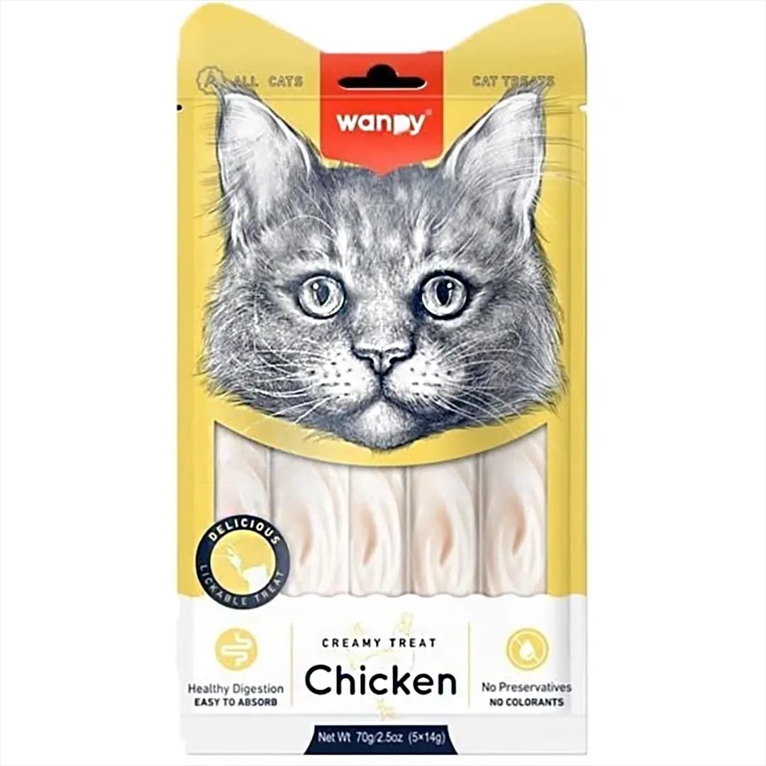 بستنی گربه ونپی طعم مرغ Wanpy Chicken flavor اروپایی