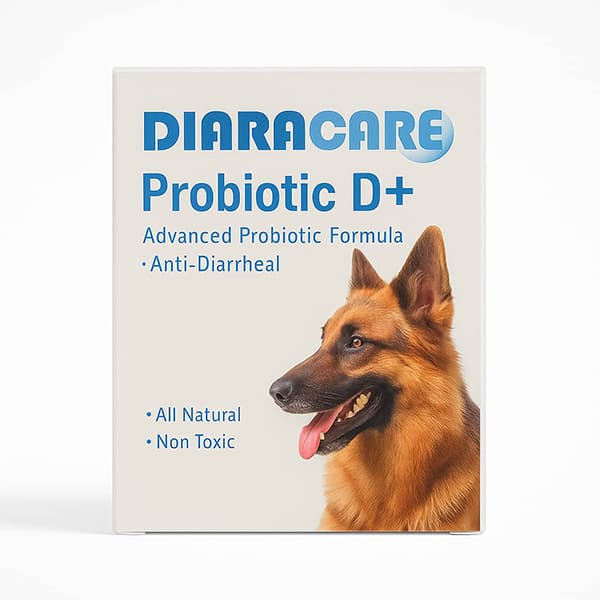 پروبیوتیک سگ DIARACARE Probiotic D+ | ضد اسهال طبیعی و غیرسمی