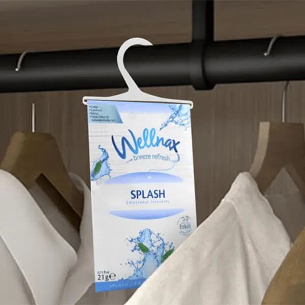 خوشبو کننده پودری کمد لباس و رختخواب ولناکس اسانس SPLASH — تصویر ۴
