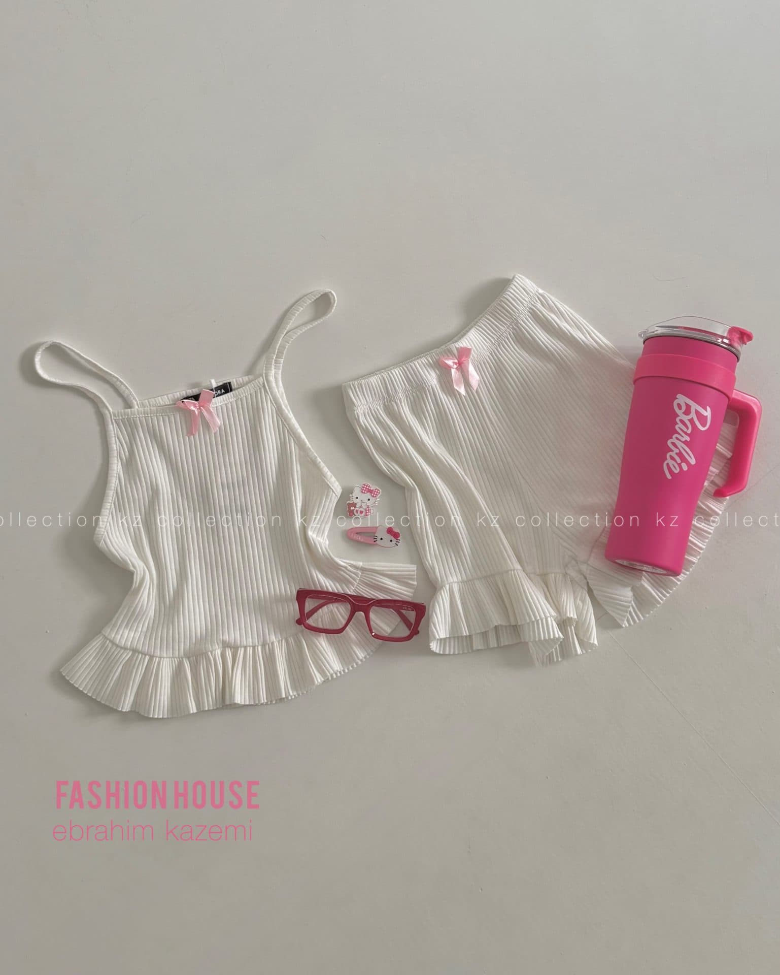 ست‌ تاپ شرتک چین دار🧚🏻‍♀️
