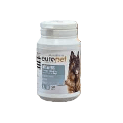 مکمل تقویت پوست و مو سگ Europet Brewers Yeast – 150 عددی