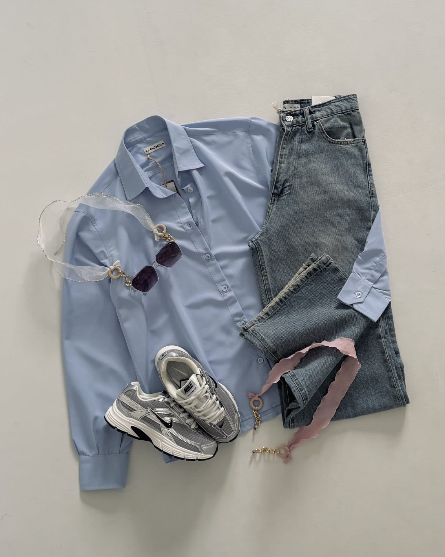 شومیز بیسیک blue 🩵 کی‌ظی