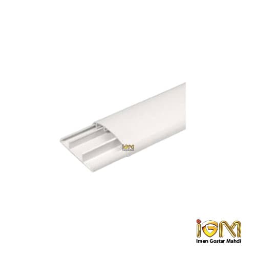 داکت نیم گرد زمینی ساده دانوب سایز 20*90