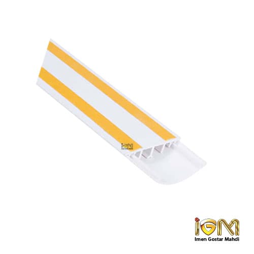 داکت نیم گرد زمینی پشت چسبدار دانوب سایز 25*120
