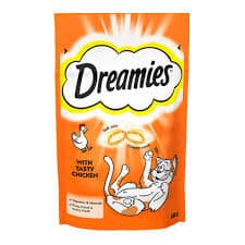 تشویقی گربه Dreamies طعم مرغ