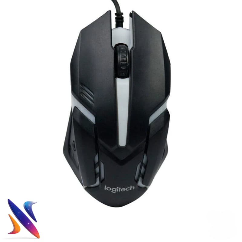 ماوس سیمی لاجیتک Logitech M200 USB Optical Mouse 1200 DPI — تصویر ۳