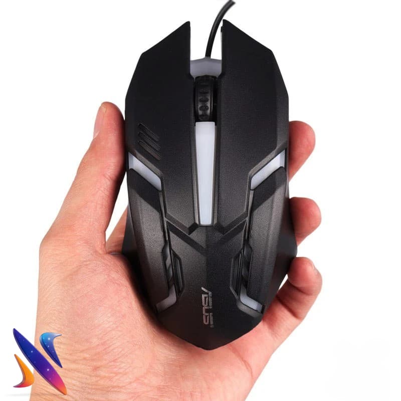 ماوس سیمی ایسوس ASUS USB Optical Mouse MT-X1 — تصویر ۳