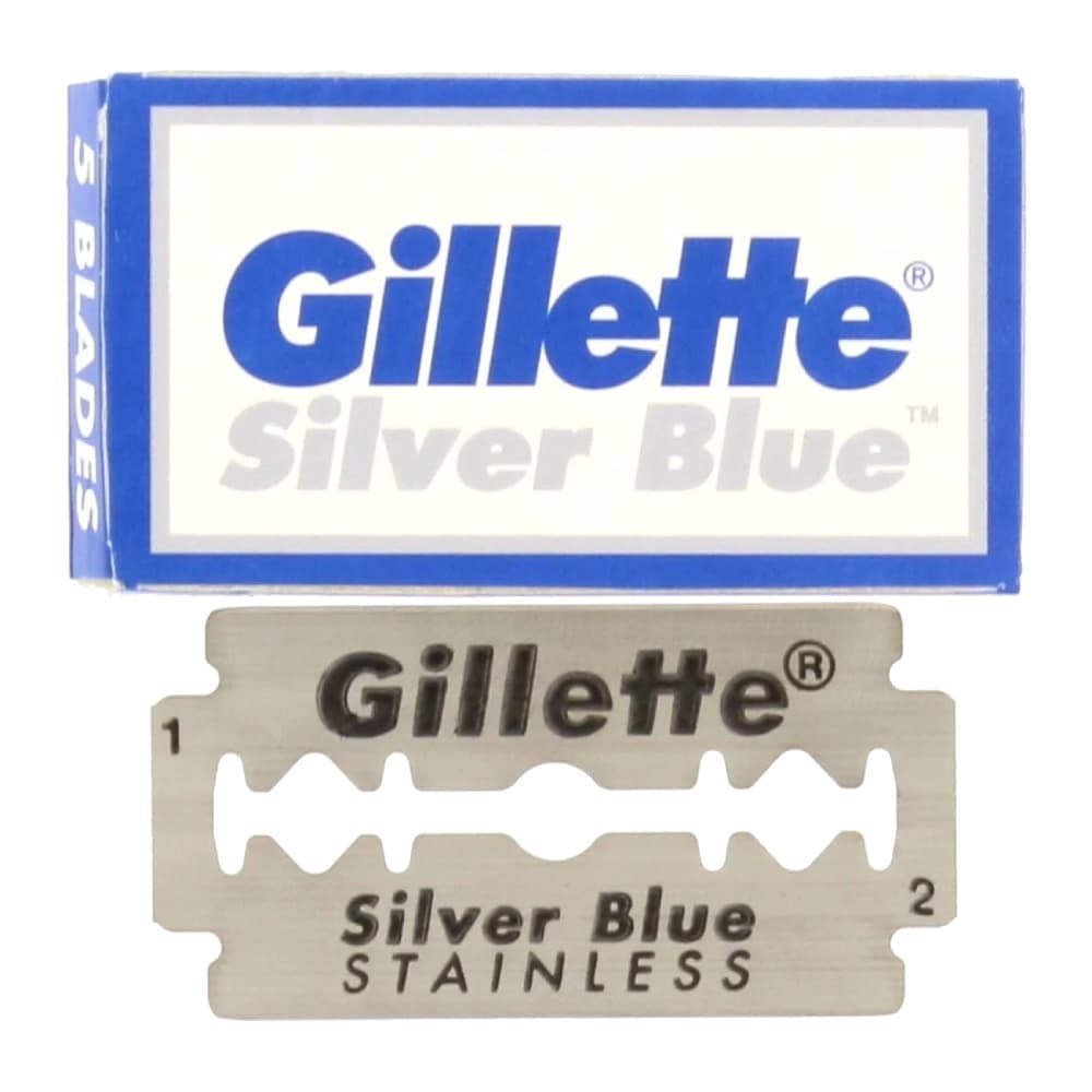 تیغ یدک اصلاح ژیلت مدل سیلور بلو 5تیغ Gillette silver blue — تصویر ۵
