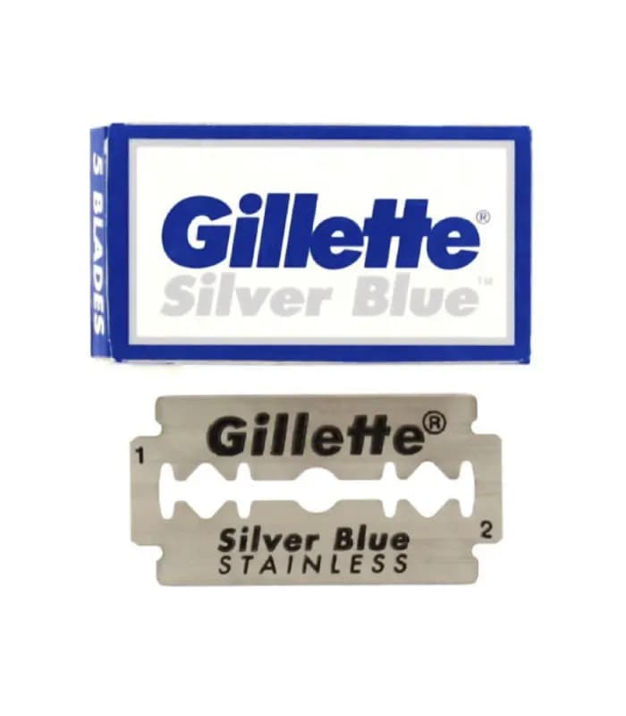 تیغ یدک اصلاح ژیلت مدل سیلور بلو 5تیغ Gillette silver blue — تصویر ۴