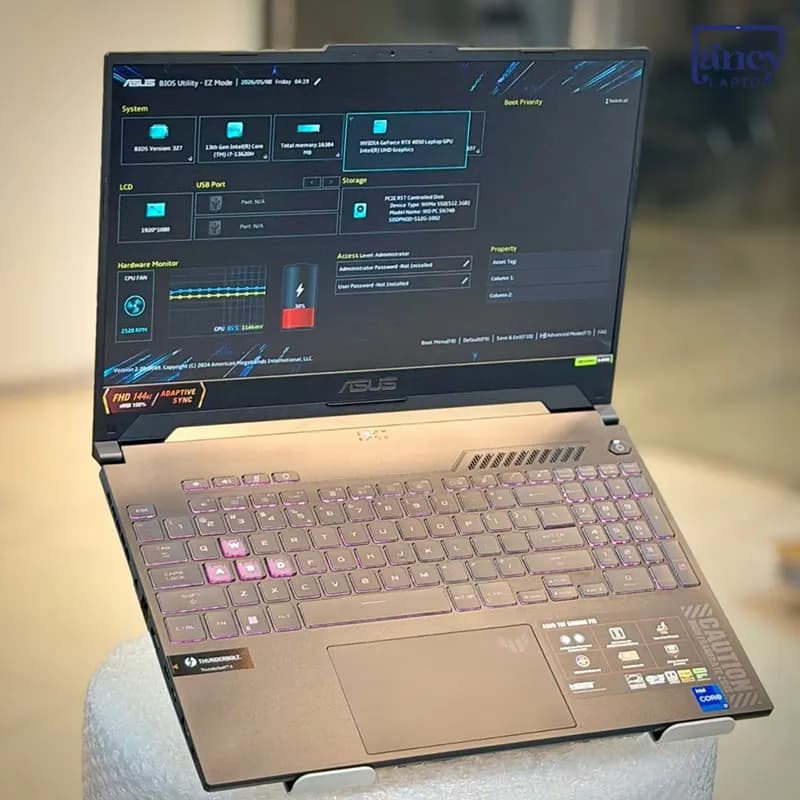 لپ تاپ اپن باکس 15.6 اینچی ایسوس TUF Gaming A15 FX507VU Core i7-13620H 16GB 1TB SSD RTX 4050 6GB 144Hz — تصویر ۵