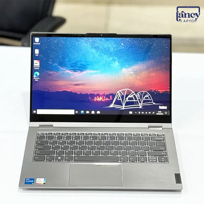 لپ تاپ استوک 14 اینچی لنوو ThinkBook 14s Yoga G2 Core i5-1235U 16GB 256GB SSD Intel Iris Xe FHD Touch x360 — تصویر ۳