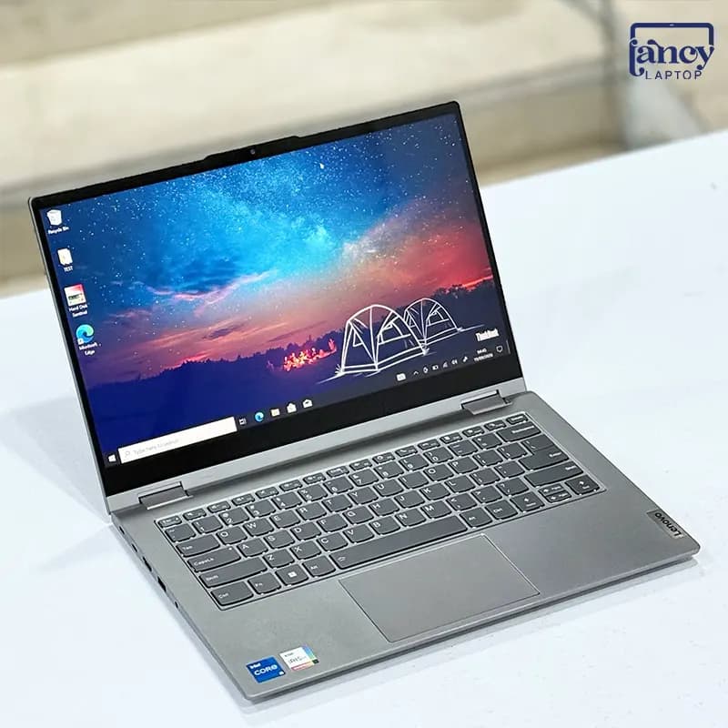 لپ تاپ استوک 14 اینچی لنوو ThinkBook 14s Yoga G2 Core i5-1235U 16GB 256GB SSD Intel Iris Xe FHD Touch x360 — تصویر ۲