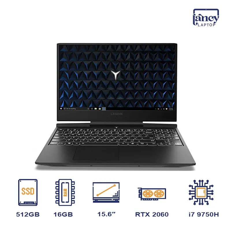 لپ تاپ استوک 15.6 اینچی لنوو Legion Y545 Core i7-9750H 16GB 512GB SSD RTX 2060 6GB FHD IPS 144Hz