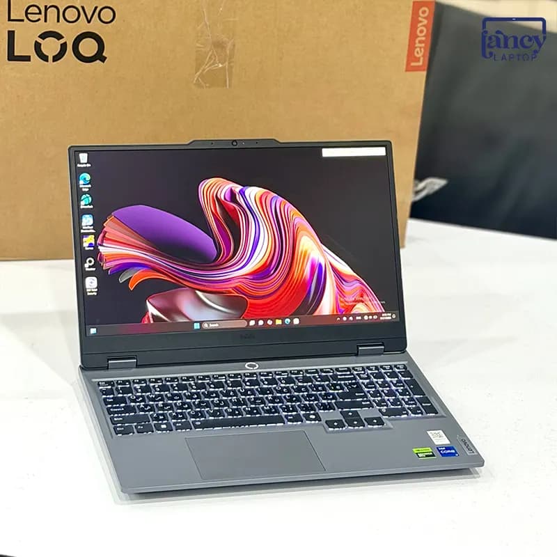 لپ تاپ استوک 15.6 اینچی لنوو LOQ 15IRX9 Core i7-13650HX 24GB 512GB SSD RTX 4060 8GB 144Hz — تصویر ۵
