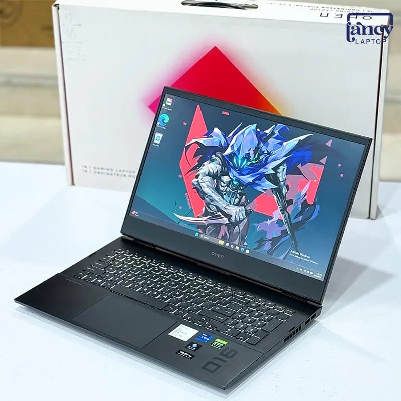 لپ تاپ استوک 16 اینچی اچ پی OMEN 16 Core i7-11800H 24GB 1TB SSD RTX 3060 6GB QHD 165Hz — تصویر ۶