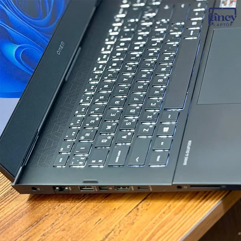 لپ تاپ استوک 16.1 اینچی اچ پی OMEN 16 Ryzen 5 5600H 16GB 512GB SSD AMD Radeon RX 6600M 8GB FHD IPS 144Hz — تصویر ۴