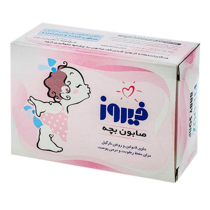 صابون بچه فیروز مدل نارگیل وزن ۱۰۰ گرم