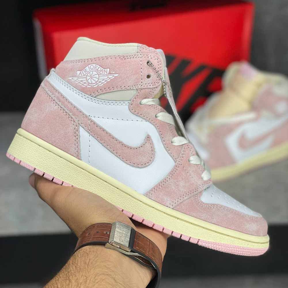 جردن 1 های واشد پینک Jordan 1 Retro High OG Washed Pink