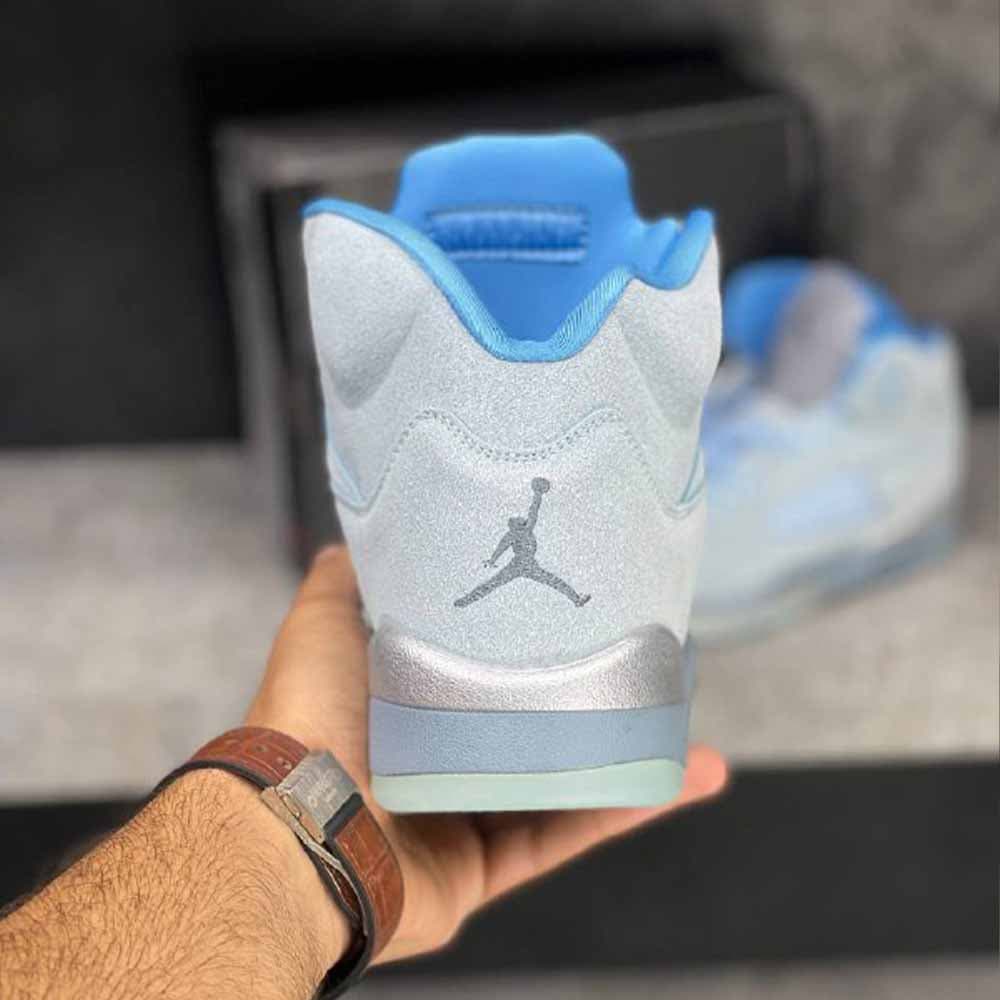 جردن 5 بلو بیرد Jordan 5 Retro Bluebird — تصویر ۵
