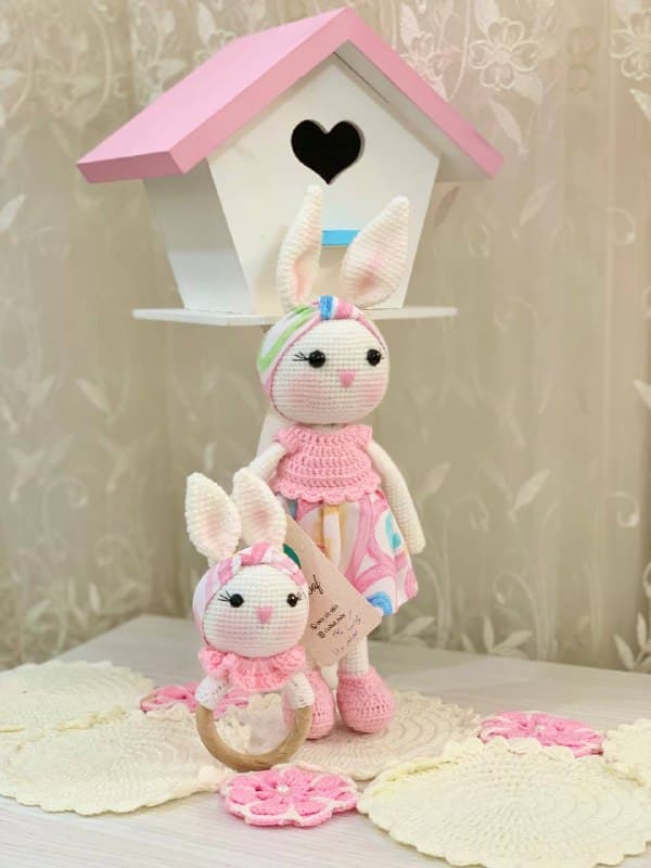 5157-ست عروسک خرگوش نازدونه