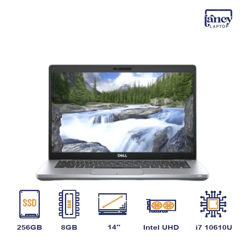 لپ تاپ استوک 14 اینچی دل Latitude 5410 Core i7-10610U 8GB 256GB SSD Intel UHD Graphics FHD
