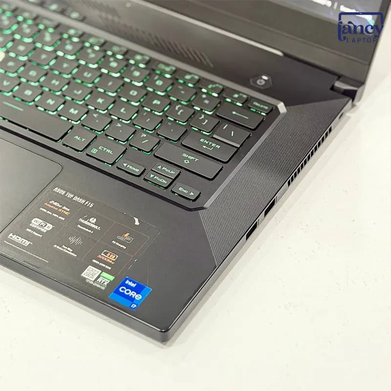 لپ تاپ اپن باکس 15.6 اینچی ایسوس TUF Dash F15 FX516PR Core i7-11370H 16GB 1TB SSD RTX 3070 8GB 144Hz — تصویر ۵