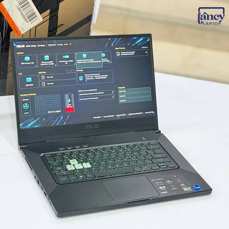 لپ تاپ اپن باکس 15.6 اینچی ایسوس TUF Dash F15 FX516PR Core i7-11370H 16GB 1TB SSD RTX 3070 8GB 144Hz — تصویر ۸