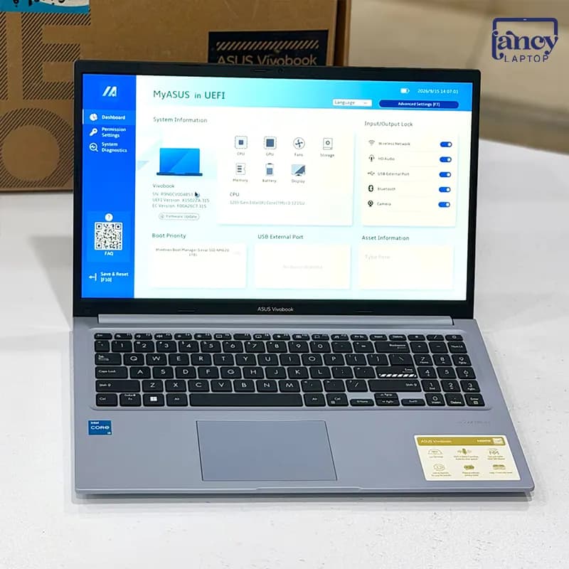 لپ تاپ استوک 15.6 اینچی ایسوس Vivobook R1502Z Core i3-1215U 12GB 1TB SSD Intel UHD Graphics FHD — تصویر ۲