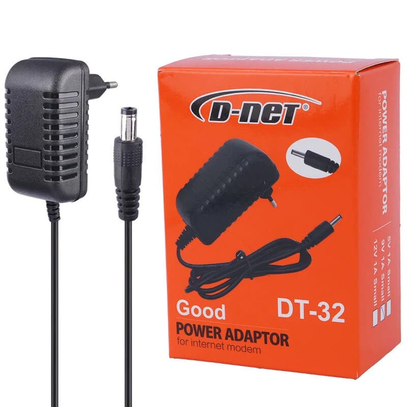 آداپتور مودم D-net DT-32 CKS-0910 5V 1A فیش ریز