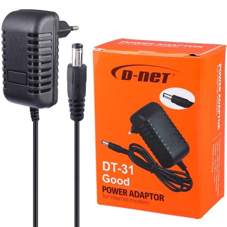 آداپتور مودم D-net DT-31 5V 1A فیش درشت