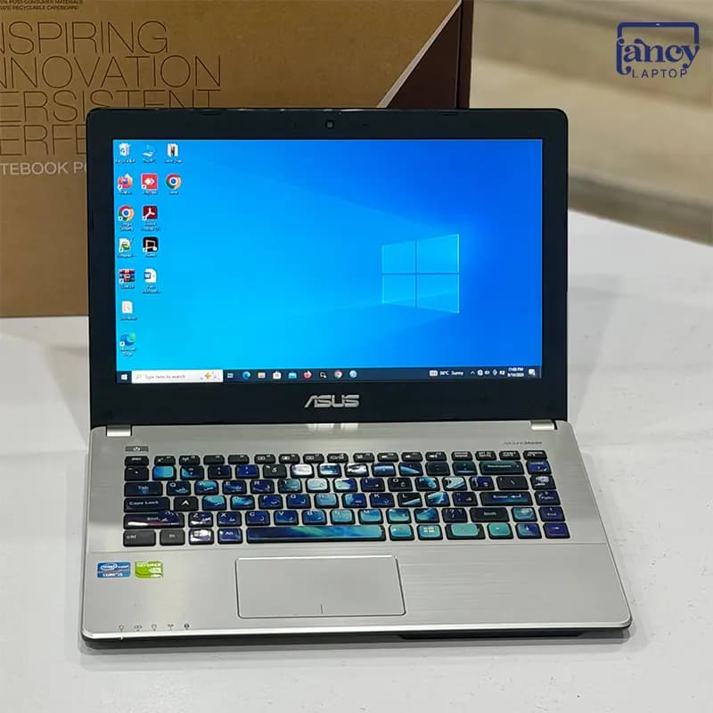 لپ تاپ استوک 14 اینچی ایسوس Vivobook 14 Core i5-3337U 8GB 750GB HDD NVIDIA GeForce 720M 2GB FHD — تصویر ۲