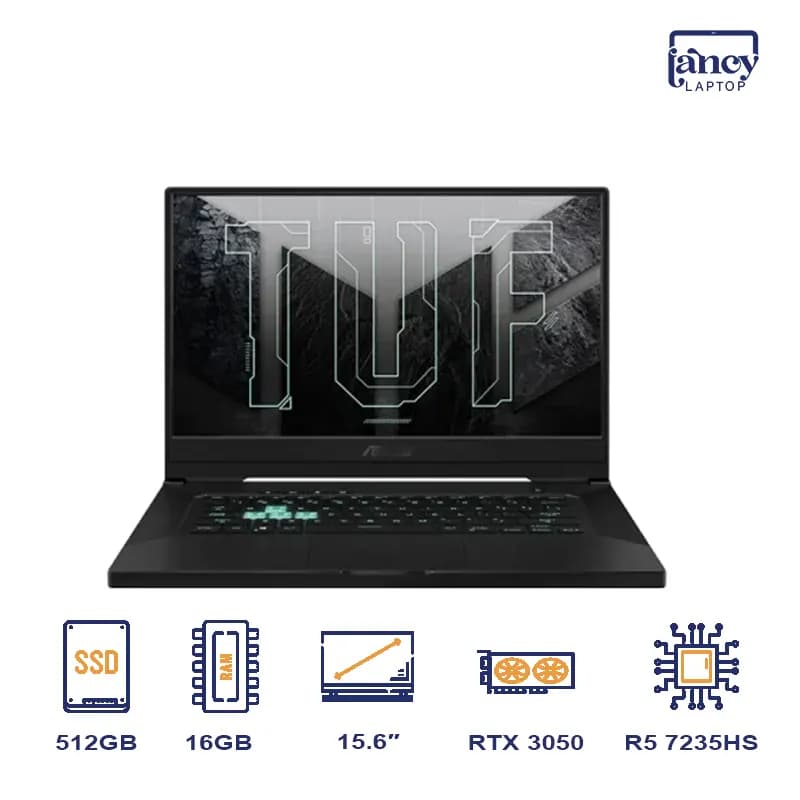 لپ تاپ آکبند 15.6 اینچی لنوو LOQ 15ARP9 Ryzen 5 7235HS 16GB 512GB SSD RTX 3050 6GB 144Hz