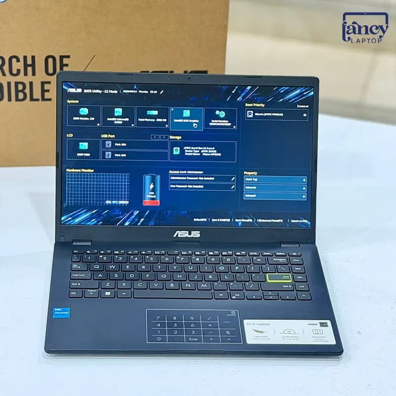 لپ تاپ استوک 14 اینچی ایسوس Vivobook E410K Celeron N4500 4GB 64GB SSD Intel UHD Graphics FHD — تصویر ۳