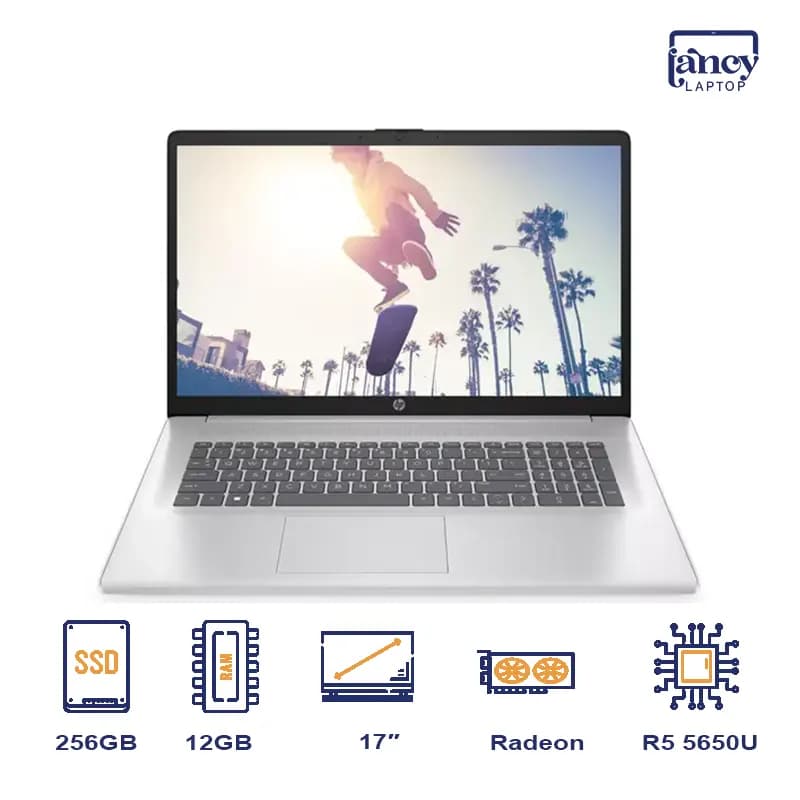 لپ تاپ اپن باکس 17 اینچی اچ پی 17s Ryzen 5 5650U 12GB 256GB SSD AMD Radeon