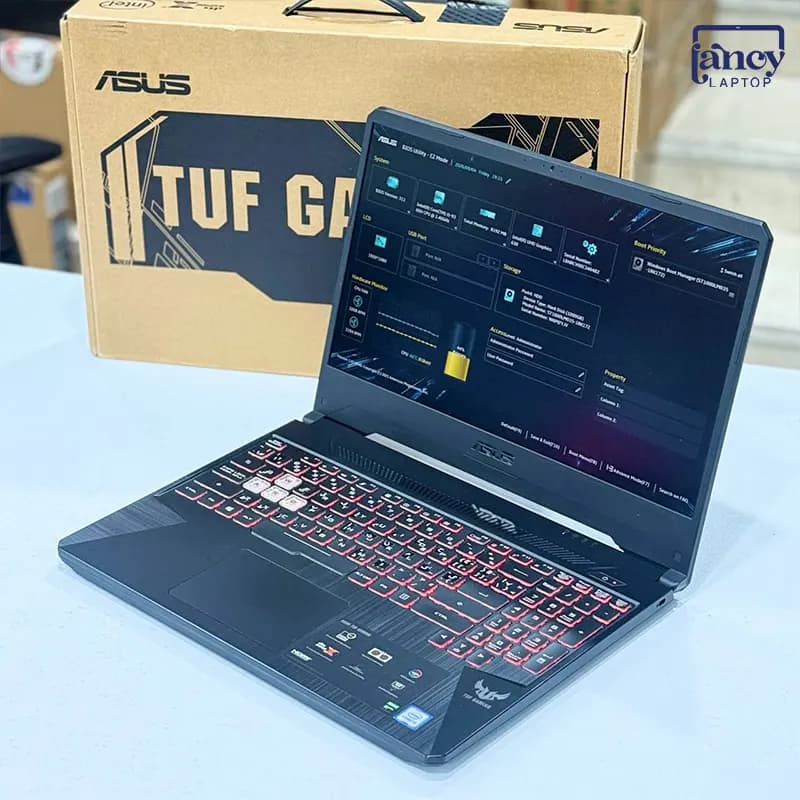 لپ تاپ استوک 15.6 اینچی ایسوس TUF FX505GT Core i5-9300H 8GB 256GB SSD 1TB HDD GTX 1650 4GB FHD IPS — تصویر ۳
