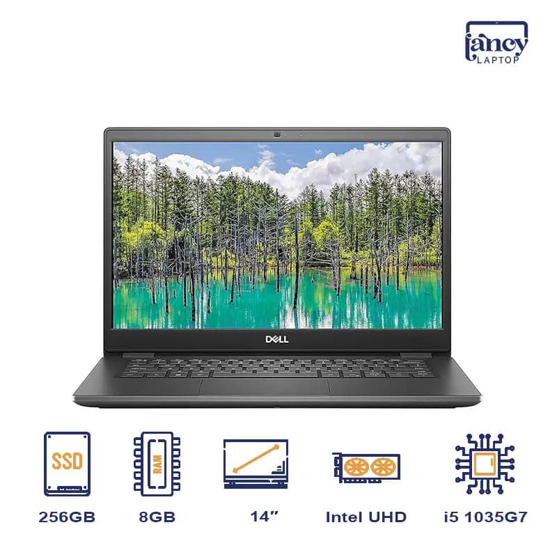 لپ تاپ استوک 14 اینچی دل Latitude 3410 Core i5-1035G7 8GB 256GB SSD Intel UHD Graphics FHD IPS