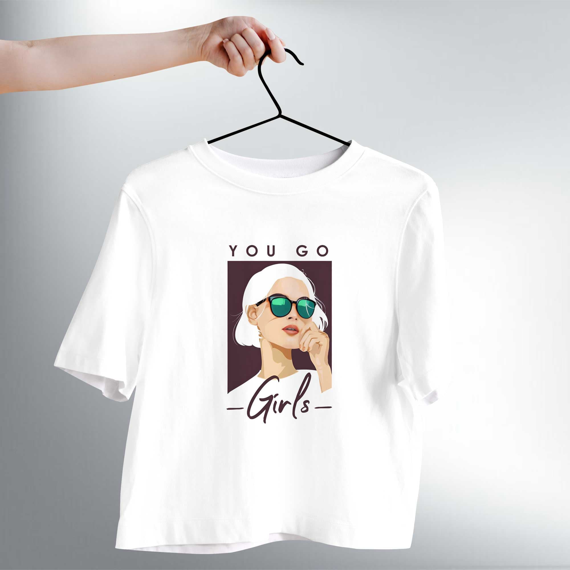 تیشرت کراپ YOU GO Girls