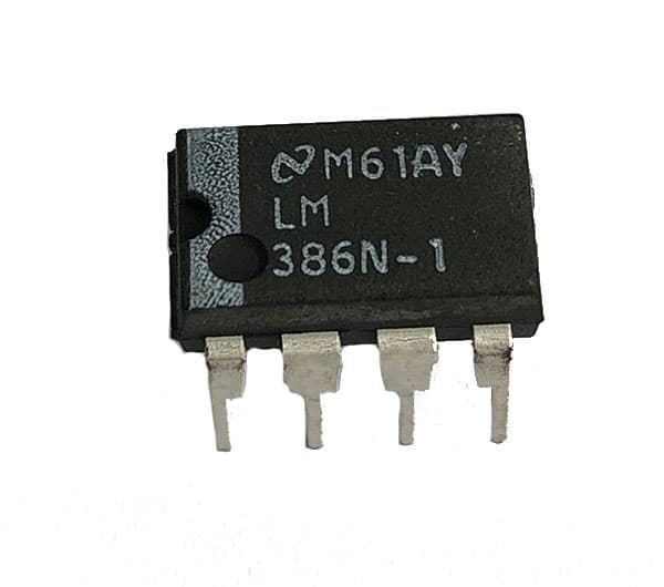 آی سی دیپ اورجینال آمپلی فایر نشنال سیمی کنداکتور National Semiconductor LM386N-1 — تصویر ۳