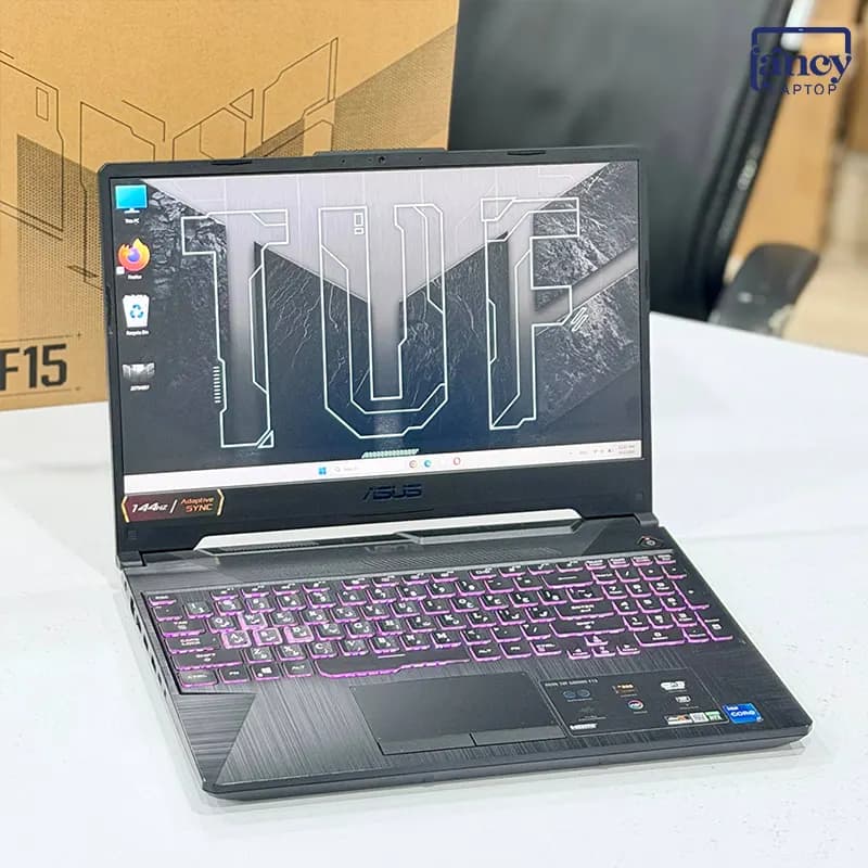 لپ تاپ استوک 15.6 اینچی ایسوس TUF Gaming FX506HC Core i7-11800H 16GB 1TB SSD RTX 3050 Ti 4GB 144Hz — تصویر ۸